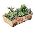 thumbnail image 2 of Flowerpots with Dish Ceramic, Meaty Flower Pot Ceramic Big Flower Pot Simple Large Caliber Thick Pottery Meaty Plants Plate Rabbit Flower Pot New Styles, Flower Pots, 2 of 5