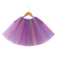 thumbnail image 2 of Aayomet Tulle Skirts For Women Midi Pencil Basic Skirt Casual Solid Split Side Stretchy Ribbed Knit Bodycon Mid Length Skirts for Women,Purple A, 2 of 3