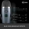 thumbnail image 4 of Blue Yeti Nano Professional Condenser USB Microphone with Multiple Pickup Patterns & No-Latency Monitoring for Recording and Streaming on PC & Mac - Shadow Gray, 4 of 13