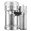 KitchenAid Metal Semi-Automatic Espresso Machine and Automatic Milk Frother Attachment Bundle