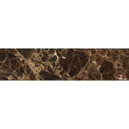 3 X 12 Emperador Dark Marble Polished Field Tile