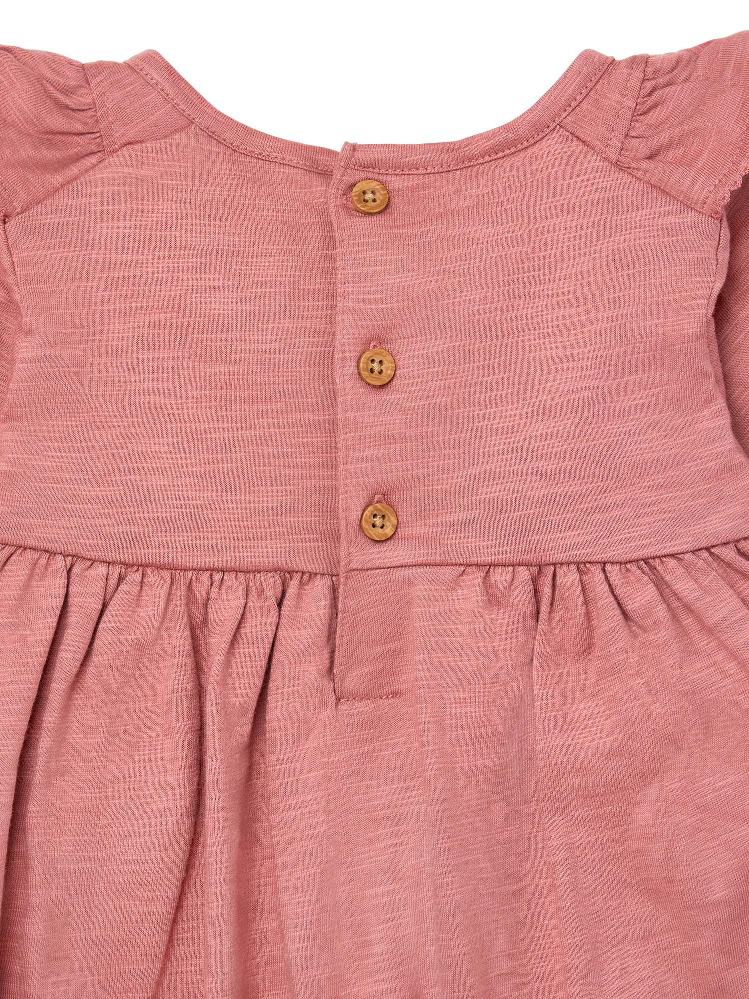 Modern Moments by Gerber Toddler Girl Dress with Ruffles, Sizes 12M-5T