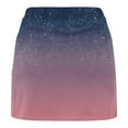 thumbnail image 4 of uublik Girls Skirt Watermelon Red Tennis Skirts Golf Skort Athletic Dance Running School Sport Skirts with Shorts Size 2T-12, 4 of 5
