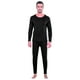 thumbnail image 2 of Conjunto de ropa interior térmica para hombres y mujeres, cuello redondo suave y ropa interior térmica de terciopelo, ropa interior de otoño, capa base cálida de invierno superior e inferior, 2 of 8