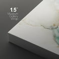 thumbnail image 4 of PixonSign Canvas Print Wall Art Teal Green Gold Marble Smoke Landscape Abstract Shapes Illustrations Mid-Century Modern Minimalism Scenic Relax/Calm/Cozy Multicolor Zen - 24"x36"x3, 4 of 5