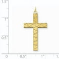 thumbnail image 2 of 14K Laser Designed Cross Pendant XR1092, 2 of 2
