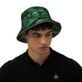 thumbnail image 4 of Sikiie Ferns Leave Green Foliage Reflective Double-Sided Bucket Hat, Sun Hat, for Gardening, Beaching, Camping, Hiking, Fishing, 4 of 6