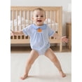 thumbnail image 4 of RUINIXCW Newborn Baby Girl Boy Halloween Outfit Infant Paid Bubble Romper Fall Summer Clothes Pumpkin Embroidery Short Sleeve Doll Collar Bodysuit, 4 of 10