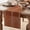 Caramel, variant on Sm:)e Linen Table Runner for Dining Table 13 x 72 Inch Light Blue Burlap Linen Style Rustic Farmhouse Kitchen Dining Room Decoraton