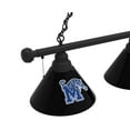 thumbnail image 2 of University of Memphis 3 Shade Billiard Light with Black Fixture, 2 of 5