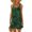 39-Green, variant on SELONE Sundresses for Women Beach Dresses for Women Casual Crewneck Halter Sleeveless Vacation Bikini wear Coverups Short Summer Fashion Beach Classy Y2K Soft Basic Army Green M