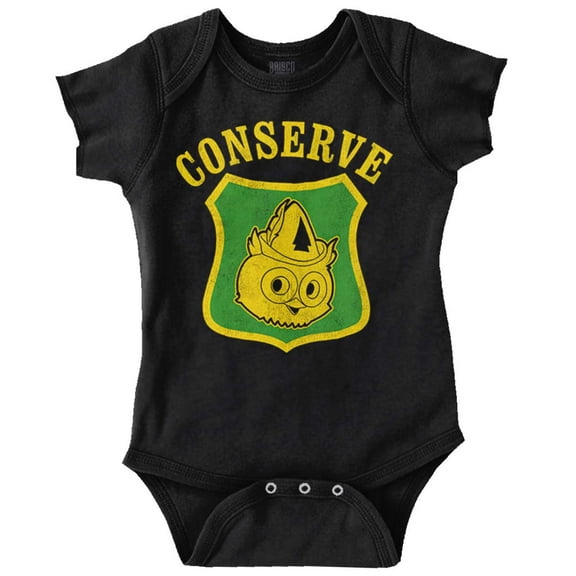 Woodsy Owl Cute United States Forest Romper Boys or Girls Infant Baby Brisco Brands 12M