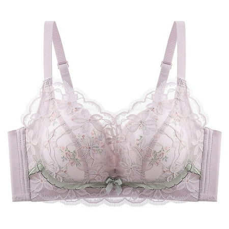 yillto Women Lace Bra Full Coverge Push up Support No Underwire Everyday Ladies Bralettes Bras