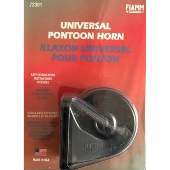 FIAMM 72301-23 Boat Horn Pontoon Under Deck Between Pontoon 6A 12V UNIVERSAL