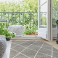 thumbnail image 6 of Gertmenian Thayer Diamond Shag Checkered Gray Indoor Area Rug, 8x10, 6 of 6