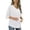 Z02_White, variant on HNMKIU Ladies Fashionable Casual Slim Fit Long Sleeve Base Shirt 3D Printed T Shirts for Women Round Neck Top for Daily Wear Army Green-B，XL