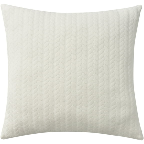 Nourison Life Styles Verticle Stripes Blue 18" x 18" Throw Pillow Cover
