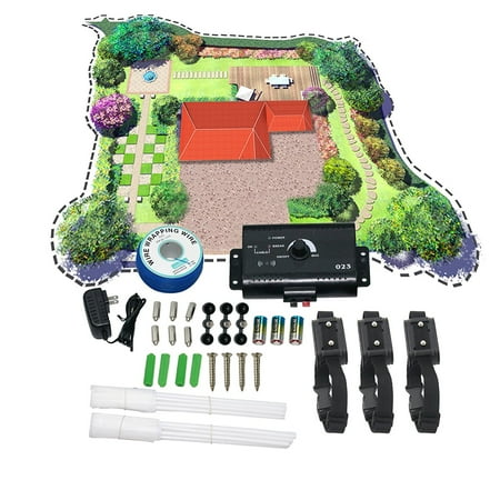 Underground Electric Dog Fence Waterproof Shock Collars 2 OR 3 Dogs