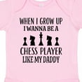 thumbnail image 4 of Inktastic Future Chess Player Like Daddy Boys or Girls Baby Bodysuit, 4 of 5