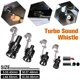 thumbnail image 1 of Generador de sonido de silbato turbo para tubos de escape - Simulador de sonido turbo de aluminio para coches, camiones y SUVs (tamaño S/M/L/XL), 1 of 2