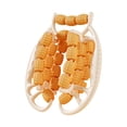thumbnail image 2 of Herramienta de abrazadera de abrazadera de piernas circulares de de rodillos musculares portátiles portátiles de mano para viajar a mano Naranja, 2 of 8