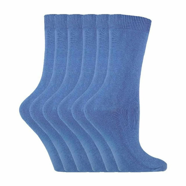Sock Snob - 6 Paires de Chaussettes Cheville pour Femmes, Couleur Unie, Riche en Coton