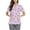 Light Purple, variant on Scrubs for Women, Cotton Hemp Blend Medical Uniform Four Seasons Nursing Scrub Shirt Hand Wash Clinical Work Tops Nightmare Before Christmas Womens Short Sleeve V-Neck Top Pink S