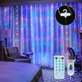 thumbnail image 1 of Amdohai 10 X 10FT 300LEDs Curtain String Lights Curtain Fairy Lights, 1 of 7