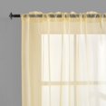 thumbnail image 4 of Cortinas de gasa transparente TOAVA DECO, color amarillo claro, 213 x 213 cm, 2 unidades, 4 of 9