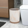 thumbnail image 3 of nu steel Misty Copper collection Wastebasket or Dustbin, Perfect For Home & Bathroom Accessories MST8CH, 3 of 5