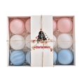 thumbnail image 2 of Adornos Navideños, 12 Bolas Navideñas Flocadas, Juego de Decoración Navideña. Diversos Estilos de Adornos para Árboles de Navidad Que También Se Pueden Usar para Otras Fiestas., 2 of 7