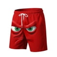 thumbnail image 3 of Ceisia Men's Quick Dry Swim Trunks with Pockets Elastic Waist Drawstring Mesh Lining Beach Shorts Gifts for Father, 3 of 5
