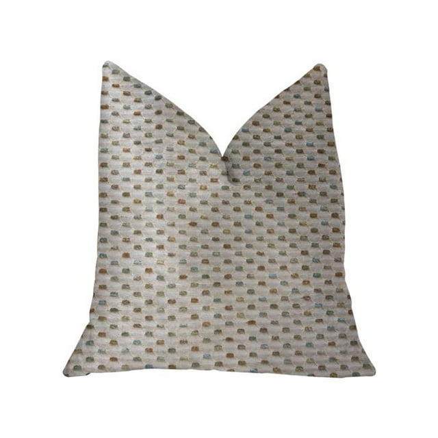 PBKR1926-2222-DP Plutus Coussin de Luxe Double Face 22 x 22 Po. Confettis Sucrés - Multicolore