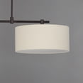thumbnail image 4 of Bongo 2 - Light Oil Rubbed Bronze Dark Brown Traditional Incandescent Acrylic And Linen And Steel Pendant Light, 4 of 5