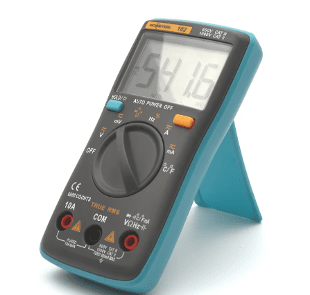 RICHMETERS 102 Multimeter 6000 counts Back light AC/DC Ammeter Voltmeter Ohm Frequency Diode Temperature