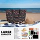 thumbnail image 5 of Easygdp Valentine'S Day Bolsa de Viaje de Playa de Gran Capacidad, Bolsa Tote Perfecta para la Playa, Escapadas de Fin de Semana y Viajes, 5 of 7