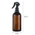 thumbnail image 5 of Empty Amber Spray Bottles - 16oz Bottle for Essential Oils, Gardening, Cleaning Solutions, Pets, Plants , and Hair Misting - Durable Trigger Sprayer - 1PC, 5 of 8
