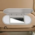 thumbnail image 3 of LOVIVER Auto Car Sun Visor Mirror Frame Cover Interior Mirror Fits for Gray, 3 of 4