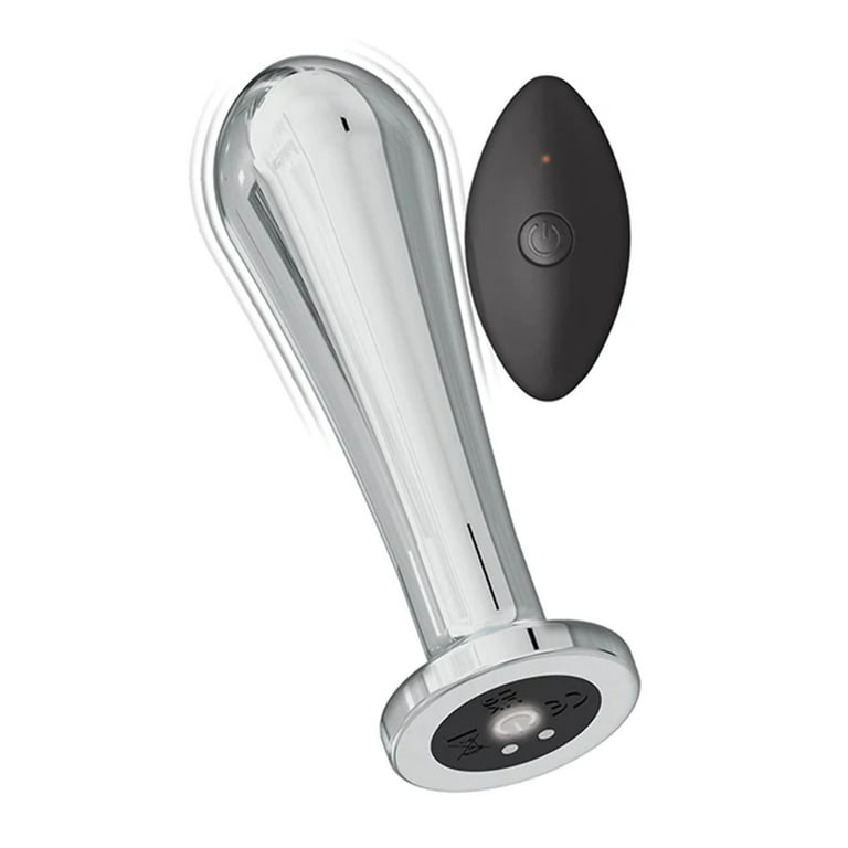 Nasstoys Ass-Sation Remote Vibrating Metal Anal Bulb Silver - Walmart.com