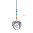 thumbnail image 2 of Cristal Bola de cristal Alas de ángel Colgante Colgante Decoración para el hogar (A) Ehuebsd Libre de BPA, 2 of 8