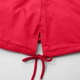 thumbnail image 3 of Women's Solid Color Button Long Sleeve Parkas Waist Bandage Zipper Hooded Outwear, 3 of 6