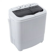 HiMiss Xpb35-zk35 14.3lb Washing Machine Built-in Drain Pump Semi-automatic 110v High Power Laundry Bucket