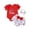 00-Red297, variant on Lullu Baby Girls 4th of July Outfits Short Sleeve Romper Shorts Headband 3Pcs Set