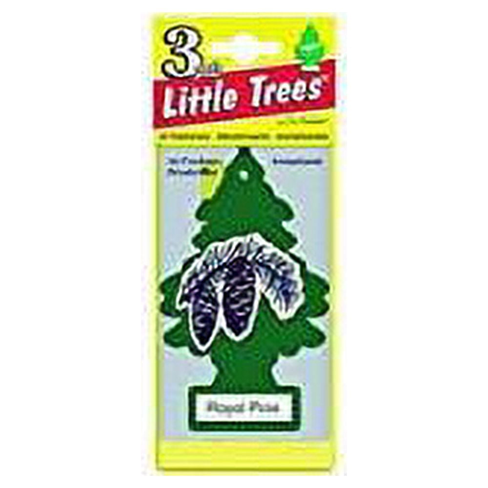 8 Pack Car Freshner 32001 Little Trees Air Freshener Royal Pine Scent - 3 Trees per Package