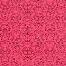 Dollhouse Wallpaper Renaissance Red on Red 