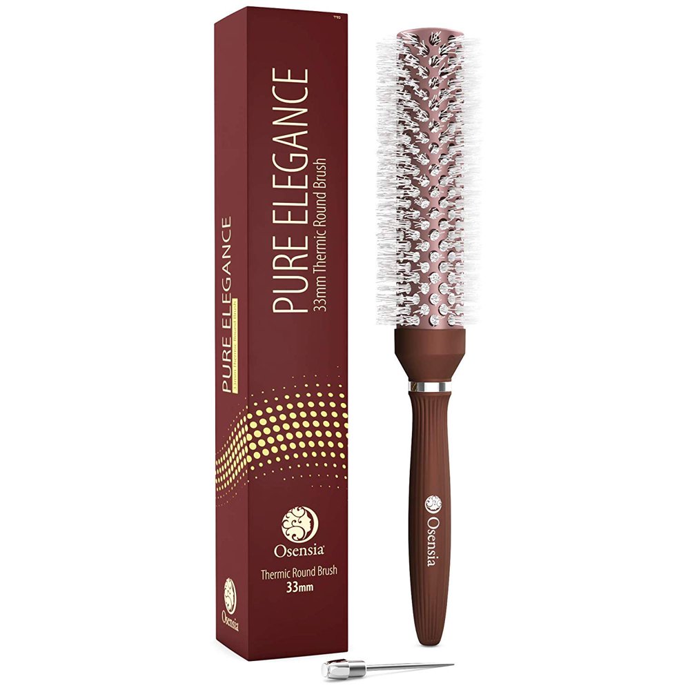 Osensia Round Hair Styling Brush for Blow Drying, 1.3 Inch Walmart