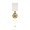 thumbnail image 4 of Trade Winds Lighting 1-Light Wall Sconce In Natural Brass, 4 of 6