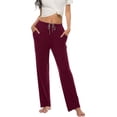 thumbnail image 2 of Mofiz Women Pajama Pants Comfy Lounge Jogger with Pockets #3 S-2XL, 2 of 9