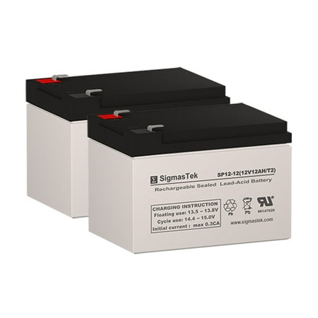 - Freedom 644 Replacement Scooter Batteries (Set of 2 - 12V 12AH SLA Batteries)