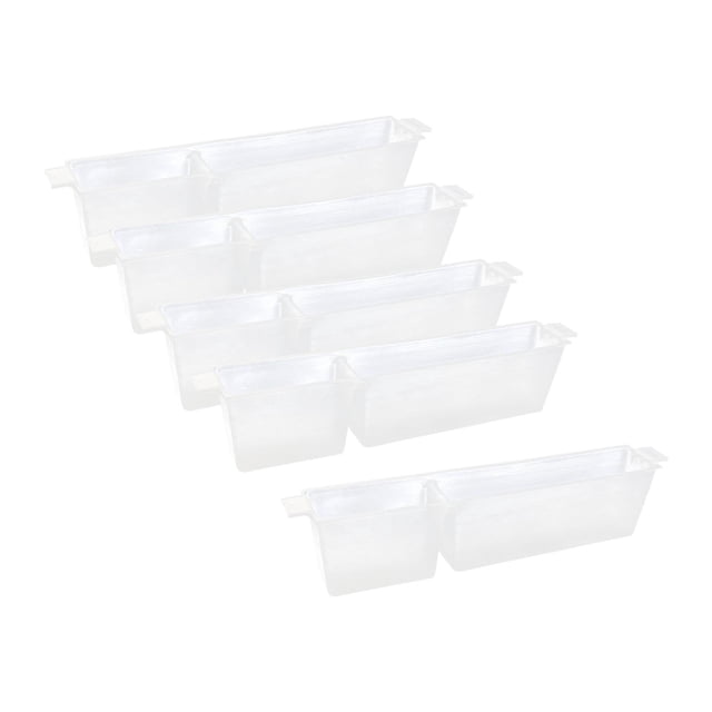 Paquete de 5 comederos para abejas, suministros de apicultura, dispensadores de jarabe, herramientas prácticas para apicultores aficionados, dispensad